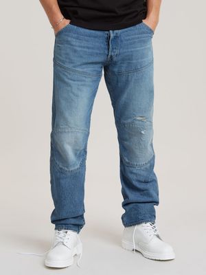 G-Star Men's 5620 3D Regular Faded Blue Jeans