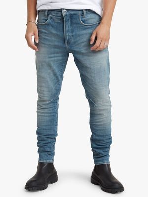 G-Star Men's D-Staq 3D Faded Blue Slim Jeans