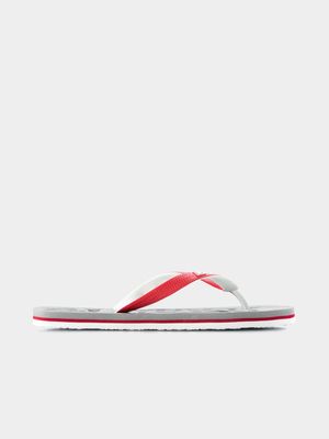 RJ Sport Flip Flop Grey/Black/Red