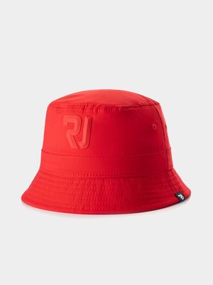 RJ RED PLASTESOL BUCKET HAT