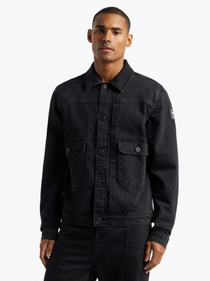 Union-DNM Regular Fit Black Denim Jacket