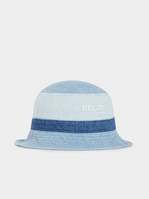 RJ Denim Tonel With Embroidery Bucket Hat