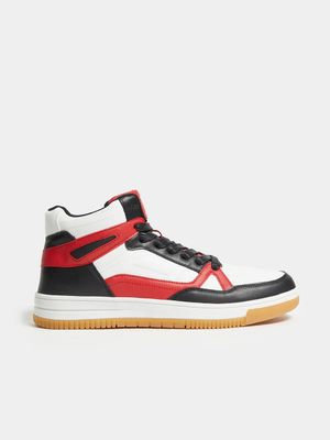 RJ Red/Black Major League Hi Top