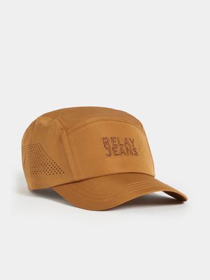 RJ Tobacco Camper Wtih Laser Cut Detail Peak Cap