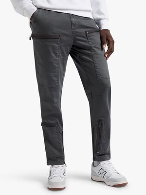 Men's Relay Jeans Multi Pocket Charcoal Utility Bottoms