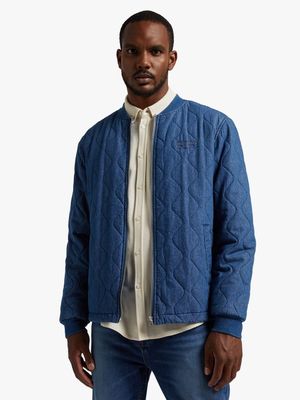 Men's Relay Jeans Quilted Denim Bomber