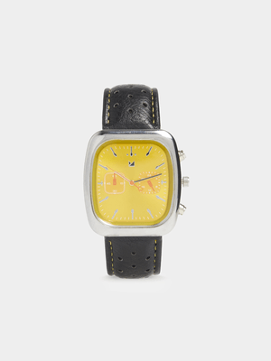 MKM MULTICOLOUR RETRO SQUARE AVIATOR WATCH