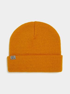 MKM Mustard Basic Beanie