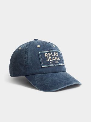 Men's Relay Jeans Washed Rip & Repair Peak Blue Cap