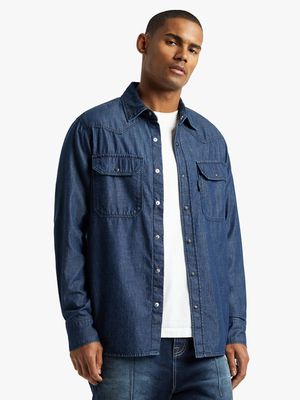 Union-DNM Blue denim shirt