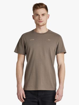 G-Star Men's Moto Beige T-Shirt