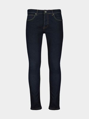 Men's Relay Jeans Dark Sustainable Skinny Leg Blue Jean