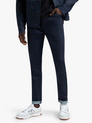 Union-DNM Blue Skinny Fit Coated Jean