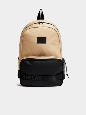 Men's Relay Jeans Double Pocket Stone Backpack