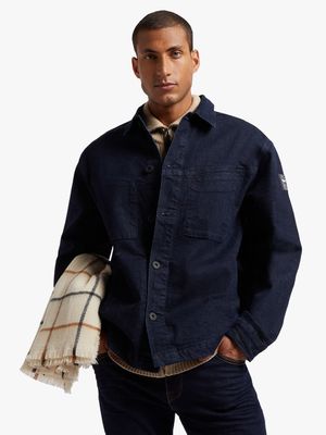 Union-DNM Dark Blue Regular Raw Chore Jacket