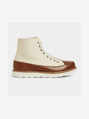 RJ MILK LEATHER CHUNKY BOOT