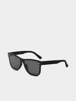 Men's Markham Flat Lounger Black Sunglasses