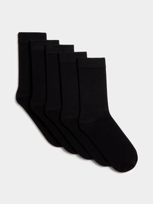 Men's Markham 5pk Black Socks