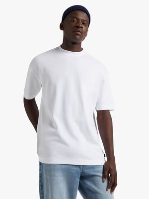 Men's Markham Interlock White T-Shirt