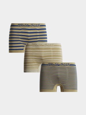 Men's Relay Jeans Horizontal Stripe Multicolour Boxers