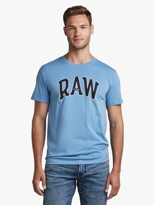 G-Star Men's Raw University Blue T-Shirt