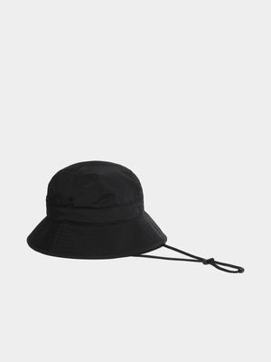 Men's Markham Panelled Boonie Black Hat