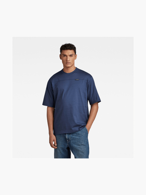 G-Star Men's Boxy Base 2.0 Blue T-Shirt