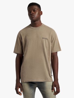 Men's Relay Jeans Washed Cutline Natural T-Shirt