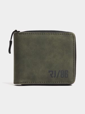 Men's Relay Jeans Rubberize Zip Around Fatigue Wallet