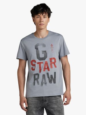 G-Star Men's Autograph Grey T-Shirt