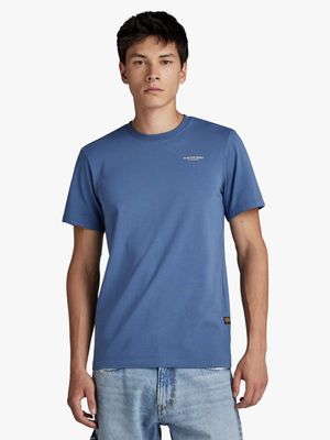 G-Star Men's Slim Base RT Blue T-Shirt