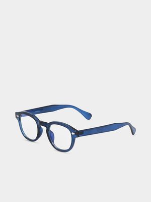 Men's Markham Square Blueblocker Navy Sunglasses