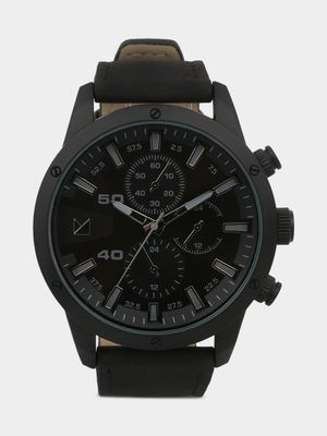 Men's Markham Oversize Black Watch