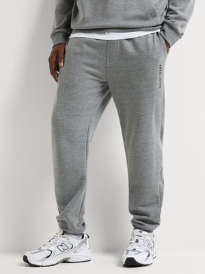 Men's Relay Jeans Core Fleece Grey Melange  Jogger