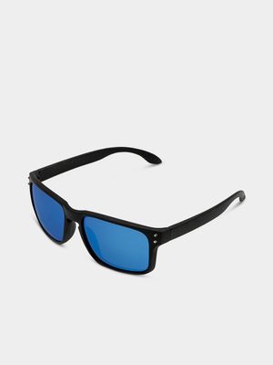 Men's Markham Casual Loubger Black Sunglasses