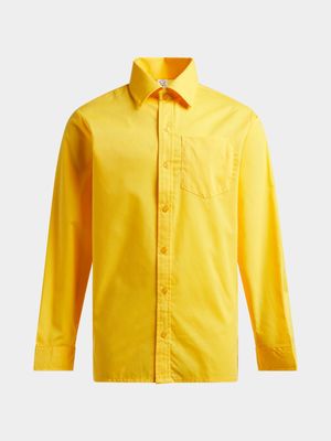 Jet Boys Gold Long Sleeve School Shirt