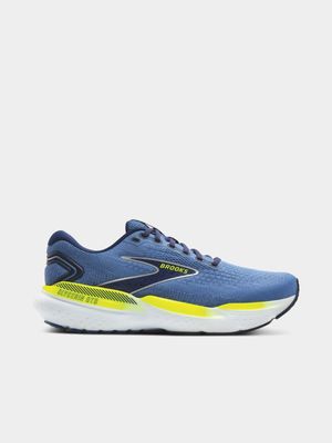 Mens Brooks Glycerin GTS 21 Blue/Yellow Running Shoes