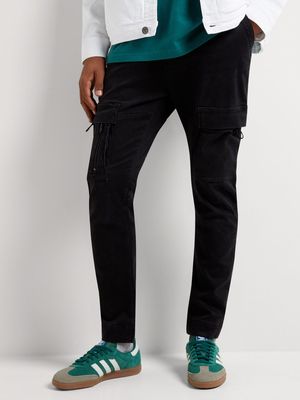 Men's Relay Jeans Wash Knit Utility Black Jogger