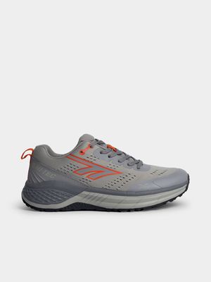 Mens Hi-tec Trail Enduro Grey/Orange Sneaker