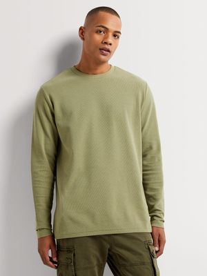 Men's Markham Longsleeve Waffle Fatigue T-Shirt