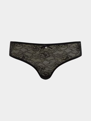 Jet Women's Black Lace Bikini