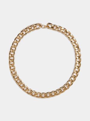 Men's Markham Oversize Curb Gold Necklace