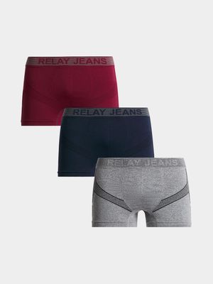 Men's Relay Jeans 3pk Sportlux Multicolour Boxers