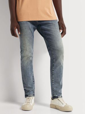 Men's UnionDNM Fashion Tinted Blue Skinny Jeans