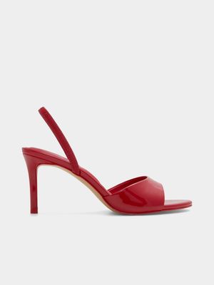 Women's ALDO Red Heeled Sandals