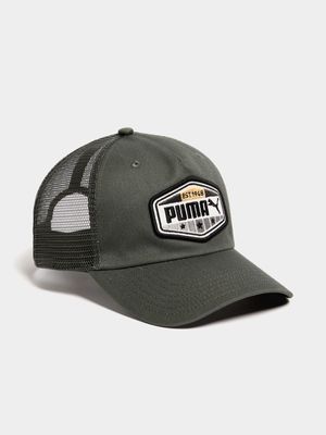 Puma Unisex Prime Trucker Grey Cap