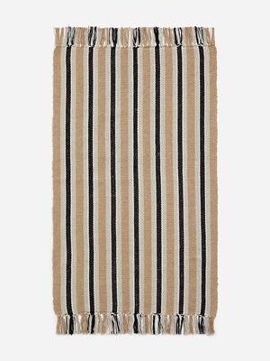 Jet Home Recycled Stripe Rug 70x110