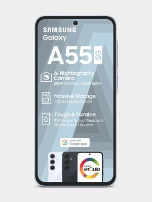Samsung A55 5G Dual Sim 15GB and 6GB Telkom Sim