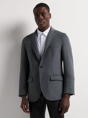 Fabiani Men's Grey Wool Blazer