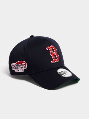 New Era Boston Red Sox E-Frame 9FORTY Navy/Red Cap